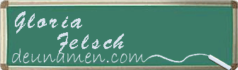 Gloria Felsch Visitenkarte